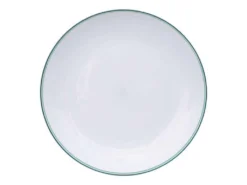 Lot De 6 Assiettes Plates "Square" 25cm Pétrole