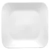 Lot De 6 Assiettes Plates "Elegance" 25cm Blanc