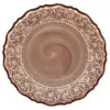 Lot De 6 Assiettes De Présentation "Mirage" 32cm Rose