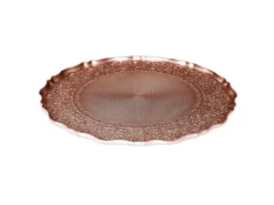Lot De 6 Assiettes Plates "Mirage" 28cm Rose -Herman Miller Magasin vaisselle 19517331