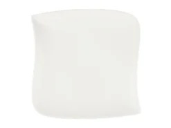 Lot De 6 Assiettes De Présentation "Vague" 30cm Blanc