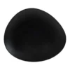 Lot De 6 Assiettes Plates "Galet" 28cm Noir