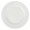 Lot De 6 Assiettes Plates "Ronde" 27cm Blanc