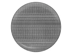 Lot De 6 Assiettes Plates "Bohemia Square" 27cm Noir