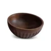 Bol Décoratif Bois Effet Noyer
