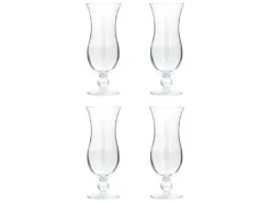 Lot De 4 Verres à Cocktails "Blue Hawai" 44cl Transparent