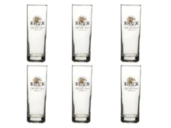 Lot De 6 Verres à Rhum "Relax" 31cl Transparent
