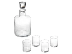 Coffret Whisky 5 Pièces "Petit Salon" 22cm Transparent