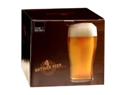 Lot De 4 Verres à Bière "Pinte" 57cl Transparent -Herman Miller Magasin verre 13685335