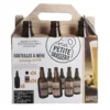 Coffret 54 Pièces "Bière Artisanale" 22cm Marron