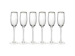 Lot De 6 Flûtes De Champagne "Merveilleux" 21cl Transparent