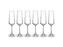Lot De 6 Flûtes à Champagne "Selenga II" 16cl Transparent