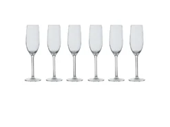 Lot De 6 Flûtes à Champagne "Orpea" 16cl Transparent