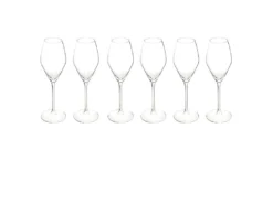 Lot De 6 Flûtes à Champagne "Silvia" 21cl Transparent