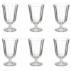 Lot De 6 Verres à Vin "Julia" 25cl Transparent
