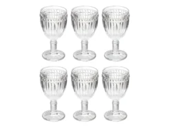 Lot De 6 Verres à Vin "Mona" 25cl Transparent