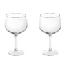 Lot De 2 Verres à Vin "Bourgogne" 65cl Transparent
