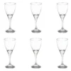 Lot De 6 Verres à Vin "Twist" 18cl Transparent