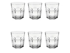 Lot De 6 Verres à Eau "Roma" 35cl Transparent