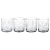 Lot De 4 Gobelets à Eau "Toni'eau" 30cl Transparent