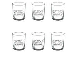 Lot De 6 Verres à Eau "Tribecart" 28cl Transparent