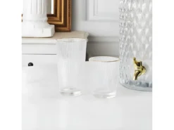 Lot De 6 Verres Design "Liseré" 40cl Transparent -Herman Miller Magasin verre 13687865