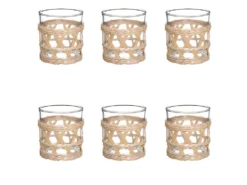 Lot De 6 Verres à Eau "Indonésie" 23cl Transparent