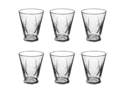 Lot De 6 Gobelets Hauts "Carmela" 34cl Transparent