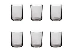 Lot De 6 Verres à Eau "Origines" 35cl Gris