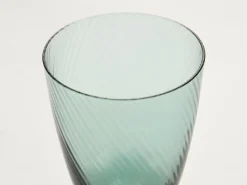 Lot De 6 Verres à Vin Soufflés Bouche JUDITH - Bleu Transparent - H19 Cm - 32 Cl -Herman Miller Magasin verre 447367